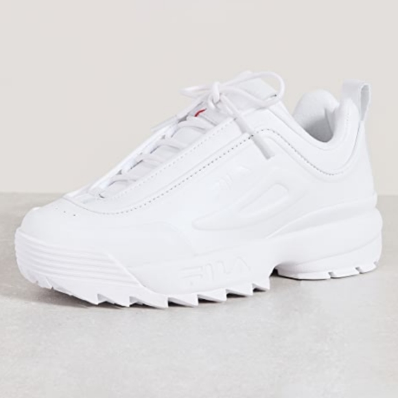 Fila Shoes - Fila Disruptor Zero Triple White Platform Sneakers Women's sz 11 w/ box